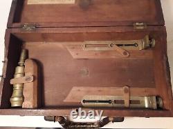 Wm J. Young & Sons Vintage Surveyor's Kit with Tripod