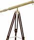 Wooden Adjustable Tripod Stand New Designer 39 Inch Hand-made Brass Telescope