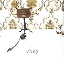 Wooden Projector Camera, Brass Tripod Stand, Antique Style Vintage Photography