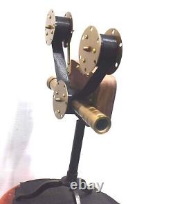 Wooden Projector Camera, Brass Tripod Stand, Antique Style Vintage Photography