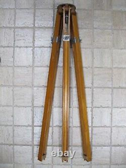 Wooden Tripod Sliding Telescopic for Camera FKD Vintage Big Soviet Russian USSR