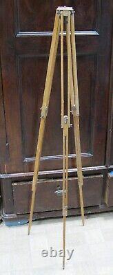 Wooden Tripod Sliding Telescopic for Vintage Camera FKD Soviet Russian USSR