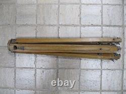 Wooden Tripod Sliding Telescopic for Vintage Camera FKD Soviet Russian USSR