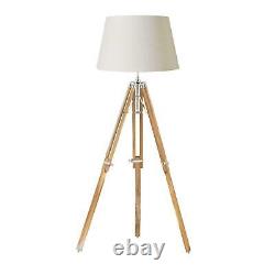 Wooden Tripod Spot Light Vintage Home decor Tripod Floor Lamp Home Light X-MAS