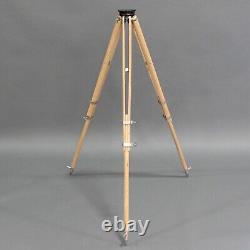 Wooden Vintage Theodolite Tripod Camera Scope Cave Universal Furniture