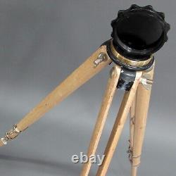 Wooden Vintage Theodolite Tripod Camera Scope Cave Universal Furniture