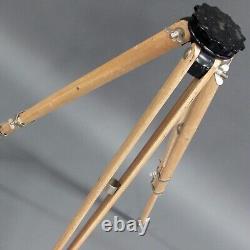 Wooden Vintage Theodolite Tripod Camera Scope Cave Universal Furniture