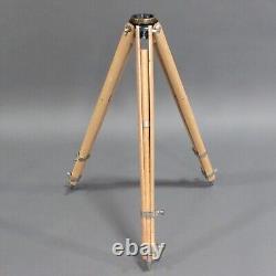Wooden Vintage Theodolite Tripod Camera Scope Cave Universal Furniture