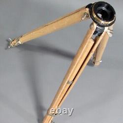 Wooden Vintage Theodolite Tripod Camera Scope Cave Universal Furniture