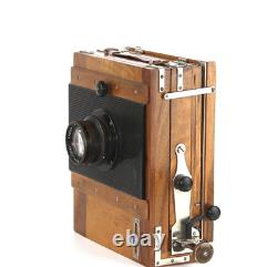 Appareil photo FED avec trépied Lentille en bois Industar-51? Cassette vintage soviétique de l'URSS