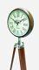 Horloge De Sol Nautique Vintage Avec Trépied En Bois Antique Ajustable Pour La Décoration Intérieure.