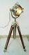 Lampadaire De Noël Projecteur En Bois Trépied Designer Vintage Lampe De Recherche Replic