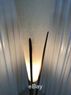 Lampe Mid-century Moderne 58 Grande, Danemark, En Bois, Vintage