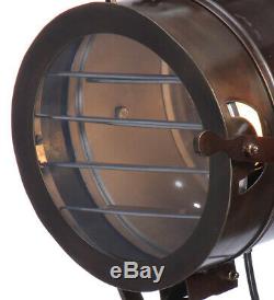 Lampe Sur Pied De Style Rétro Vintage Avec Base Trépied Triple En Laiton Royal