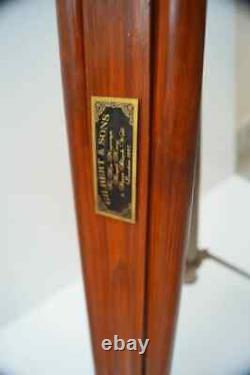 Lampe sur pied trépied de style vintage royal en bois pour la décoration intérieure sans abat-jour