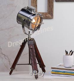 Mini Trépied Lampe Lampe De Sol Vintage Spotlight Vintage Style Nautical Lamp