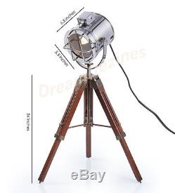 Mini Trépied Lampe Lampe De Sol Vintage Spotlight Vintage Style Nautical Lamp