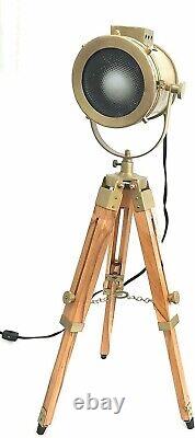 Nautical Spotlihgt Vintage Lampe De Recherche Trépied Au Sol Lampe Bureau Accueil Décor