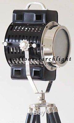 Projecteur Décoratif De Décoration Nautique Lampe De Sol Spot Search Light Vintage Trépied Stand