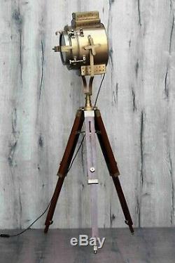 Projecteur Nautique Trépied Vintage Lampadaire