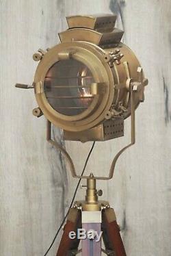 Projecteur Nautique Trépied Vintage Lampadaire