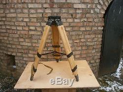 Soviet Vintage Trépied En Bois