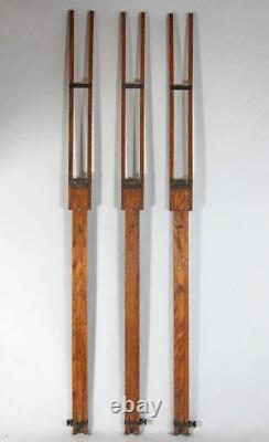 Superb Antique / Vintage Bois Et Brass Camera Tripod Legs 1880 B