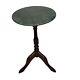 Table D'appoint Bombay Co. Marble Top Vintage Ahogany Tripod Pedestal Stand