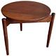 Table D'appoint En Bois De Noyer à Trépied Jens Risom Design Inc Knoll Dwr Vtg Danish Mcm