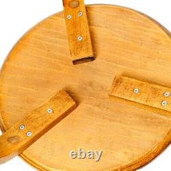 Table d'appoint vintage en bois cintré de style danois Alvar Aalto du milieu du siècle