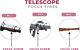 Télescope En Laiton Marin Antique Sur Trépied Noir Vintage Télescopes Maritimes.