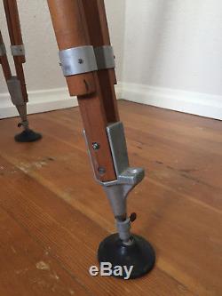 Trépied En Bois Vintage Cine Equipment