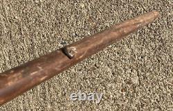Trépied de nivellement Dietzgen des années 1940 en bois dur et laiton RARE