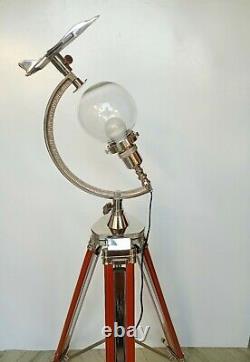 Tripod Plancher Grande Lampe Style Nautique Vintage Maison Bureau Industriel Décoratif