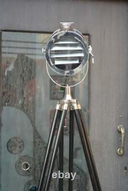 Vintage Design Lampe De Sol Trépied Éclairage Lampe De Recherche Nautical Spot Light Cadeau
