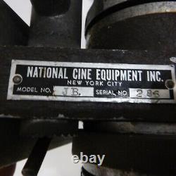Vintage National Cine Eq. Wood Tripod Scène Lumière 35mm Movie Camera Rare