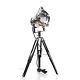 Vintage Nautical Décor Aluminium 29 Trépied Lampe Sur Le Sol Base En Bois Nickel Brillant