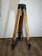 Vintage Wooden Tripod Urss Soviétique Pour Theodolite Nivelir Camera 1976 Année